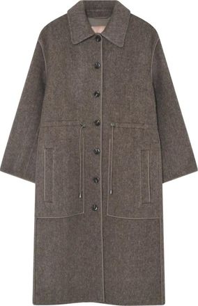 Gustav Abrigo con cintur&oacute;n - Coats - Mujer - Marr&oacute;n - S