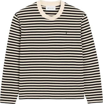 Ami Sailor Striped Ami de Coeur Long Sleeve T-Shirt - Heren - Longsleeves - Veelkleurig - XL - Katoen - Tops
