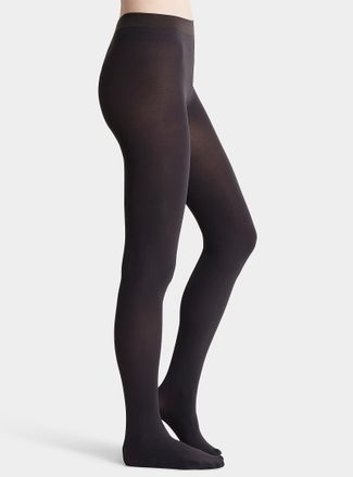 Simons Womens Volterra solid 3D microfibre tights 60 denier - Opaque Exclusive collection from Italy