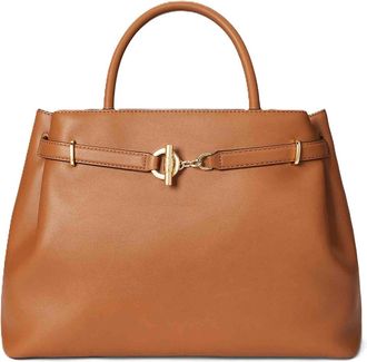 Lauren Ralph Lauren Blke lg schl-satchel-large-natural