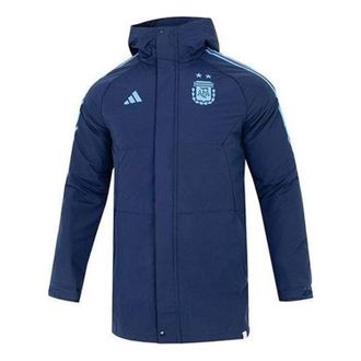 adidas Argentina Condivo 22 Parka Jacket Asia Sizing Blue HF3912