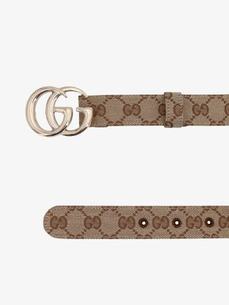 Gucci Cintura GG Marmont in tela spalmata - GUCCI - gender_Woman