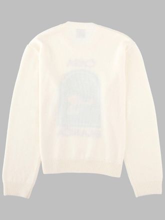 Casablanca 100% Wool Knit Sweater - White