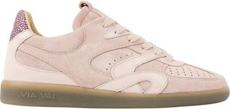 VIA VAI Nilla Macy roze sneakers - Dames - Sneakers - Roze - 42 EU - Leer - Schoenen