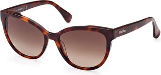 Max Mara MM0058 52F Womens Sunglasses Tortoiseshell Size 57