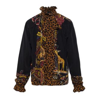 Etro Overhemden, Dames, Zwart, 2Xs, Blouses