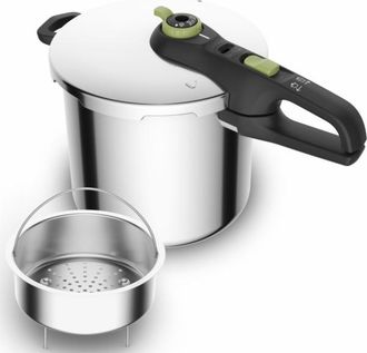 T-fal Olla 8l A Presi&oacute;n Tefal P2584402 Tapa Incluida Adecuado Para Todo