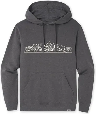 Stio | Unisex Teton Classic Hoodie, Size Extra Small in Raven Heather
