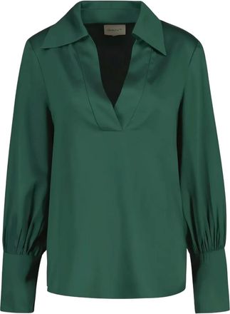 GANT Satijnen shirt - Groen