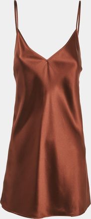 Joseph Brown Silk Satin Clea Cami Top