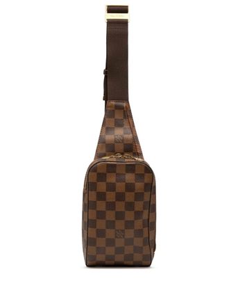 Louis Vuitton 2003 Damier Ebene Geronimos crossbody bag - Brown