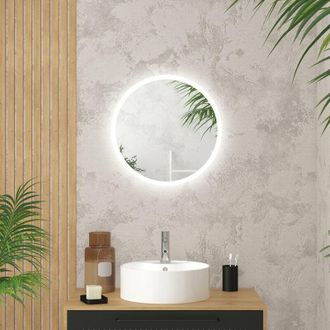 Aurlane Mirror led IP24 reversibile - 50x50 cm go round led 50