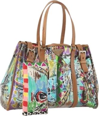 Prada Pre-owned Tote Bags, female, Multicolor, Size: ONE SIZE Pre-owned Vintage Tote Bag