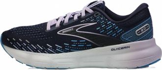 Brooks Womens Glycerin 20 Running Shoe In Peacoat/ocean/pastel Lilac