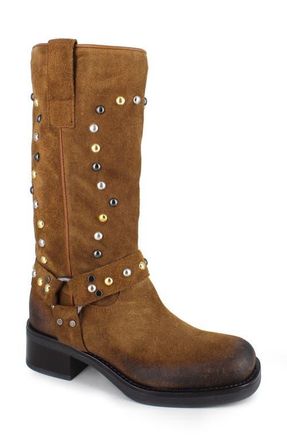 Zigi Soho Cinnia Studded Water Resistant Boot at Nordstrom, Size 11Us