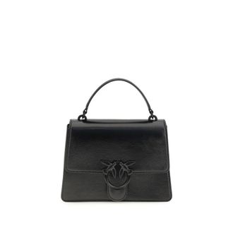 Pinko Black Lamb Ovis Aries Aries Womens Handbag