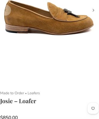 Esquivel Womens Josie Loafer In Tan Suede