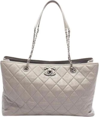 Chanel Bolso Tote Vintage Pre-owned - Pre-owned - Mujer - Gris - ONE SIZE