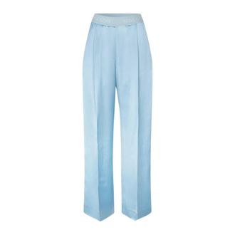 Stine Goya Luxurious Heavy Satin Wide-Leg Trousers