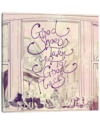 iCanvas Icanvas Good Shoes Wall Art