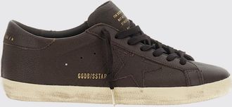 Golden Goose Sneakers Super-Star Sabot in pelle con effetto usurato e logo laminato