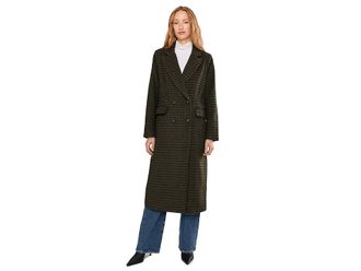 Levi's Double Breasted Blazer Jacket Womens Clothing Houndstooth : LG, Wool/Polyester/Nylon