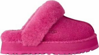 UGG Womens Disquette Slipper In Dark Peony