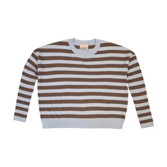 Pennyblack Jersey de rayas con cuello redondo - Knitwear - Hombre - Multicolor - XL