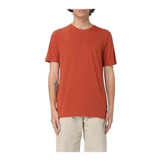 HUGO BOSS T-Shirts, male, Orange, 3XL, Short Sleeve Crew Neck Tee
