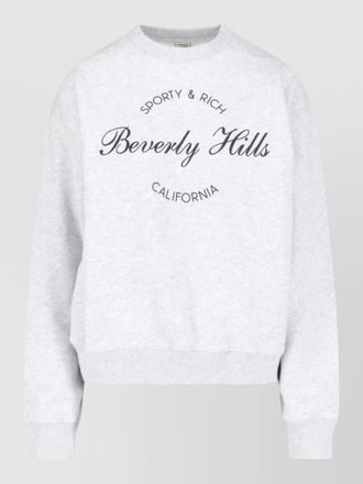 Sporty & Rich crew neck sweatshirt long sleeves print
