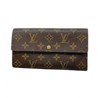 Louis Vuitton Brown Long Wallet (Bi-Fold) (Pre-Owned)