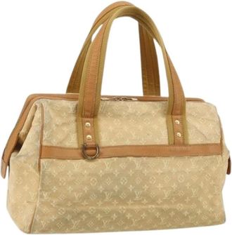 Louis Vuitton Pre-owned Handbags, female, Beige, Size: ONE SIZE Pre-owned Vintage Canvas Handbag