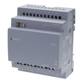 SIEMENS M&oacute;dulo De Expansi&oacute;n Siemens Logo Dm16 24 6ed10551cb100ba2