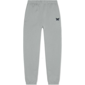 Dalix Butterfly Midweight Relaxed Fleece Track Pants in Storm at Nordstrom, Size Xx-Large