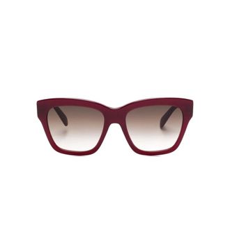 Celine Sunglasses, female, Red, Size: 55 MM Sunglasses