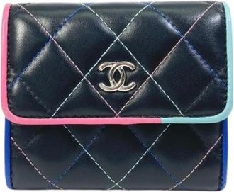 Chanel Pre-owned Wallets, female, Multicolor, Size: ONE SIZE Pre-owned Vintage Wallet (tri-fold)