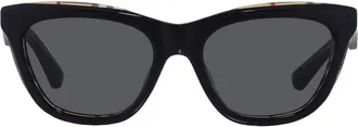 Burberry Dark Grey Cat Eye Ladies Sunglasses BE4435F 412187 53