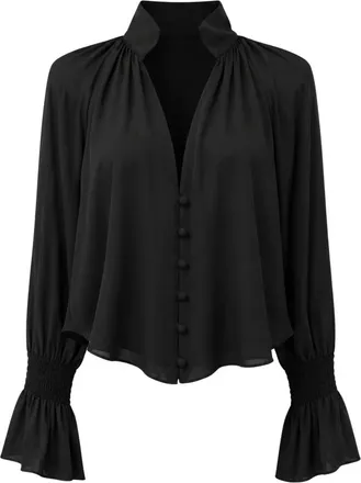 Actualee Mujer, Blusas y Camisas, Negro, Talla: S