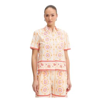 Twinset Dames, Blouses & Shirts, Veelkleurig, Maat: XS Katoen