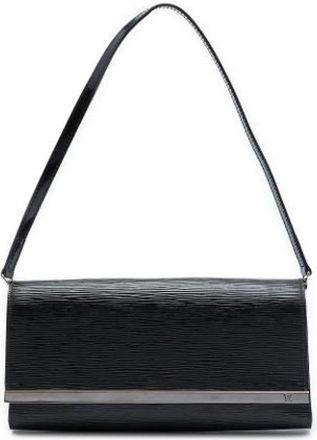 Louis Vuitton Pre-owned Sevigne Clutch - Dames - Vintage Schoudertas - Zwart - ONE Size - Leer - Vintage