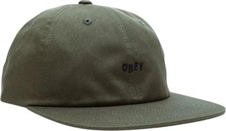 Obey Jumbled 6 Panel Snapback - Heren - Petten - Groen - ONE Size - Wol - Accessoires