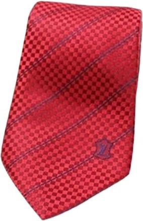 Louis Vuitton Pre-owned Cravat - Heren - Vintage Accessoires - Rood - ONE Size - Vintage