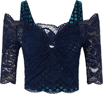 Paco Rabanne Blouses - Dames - Blouses - Blauw - 2XS - Overhemden