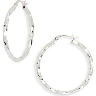 Argento Vivo Sterling Silver Twisted Hoop Earrings at Nordstrom Rack