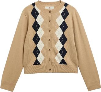 Barbour Mariana Cardigan - Dames - Truien - Beige - Maat: M Zijde