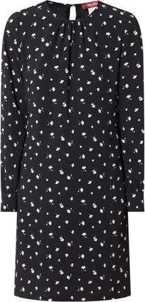 Max Mara Korte Jurk - Dames - Korte kleedjes - Zwart - S - Polyester - Kleedjes