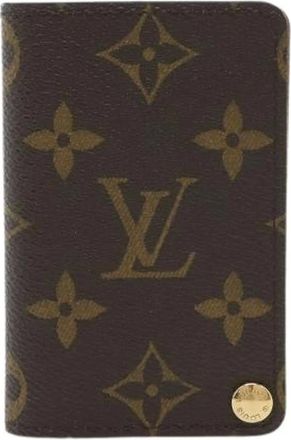 Louis Vuitton Pre-owned Wallets, male, Brown, Size: ONE SIZE Pre-owned Monogram Card Case