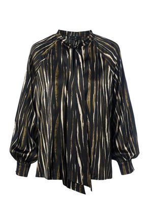 Mart Visser Bension Print Blouse Zwart / Multi