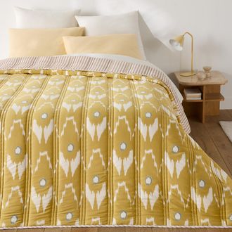 La Redoute Interieurs Kantha sprei, ikatprint en strepen, gewassen katoen, ASTANA