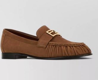 Fendi suede loafers